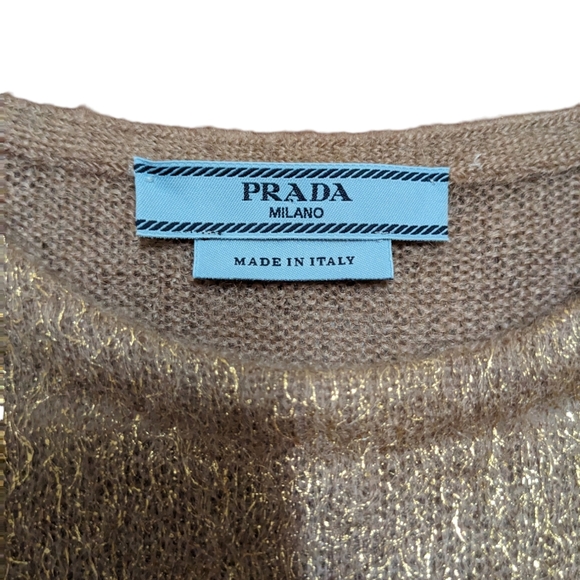 Prada Short-Sleeved Wool Sweater - Picture 3 of 6